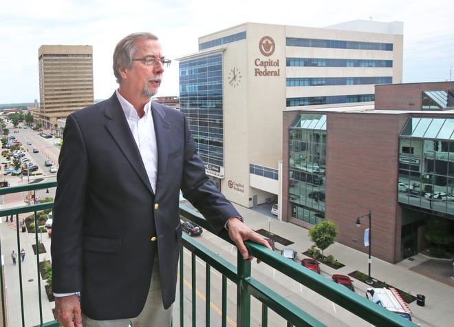 Vince Frye, senior vice president of Greater Topeka Partnership and president of Downtown Topeka Inc., believes the downtown and NOTO areas are on the brink of historic revitalization progress. [Thad Allton/The Capital-Journal]