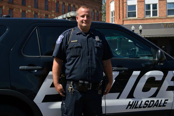 Hillsdale City Police officer Thad Doty recently became the department's first-ever lieutenant following a promotion last week.