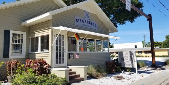 Siegfried's Restaurant is at 1869 Fruitville Road in downtown Sarasota. [Herald-Tribune staff photo / Wade Tatangelo]