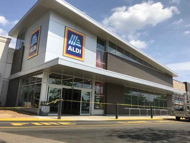 The 24,000-square-foot Aldi supermarket will open its doors to customers following a ribbon-cutting ceremony July 11 at 8:45 a.m. in the shopping center near Target in the 2300 block of East Lincoln Highway. [ANTHONY DIMATTIA / STAFF]