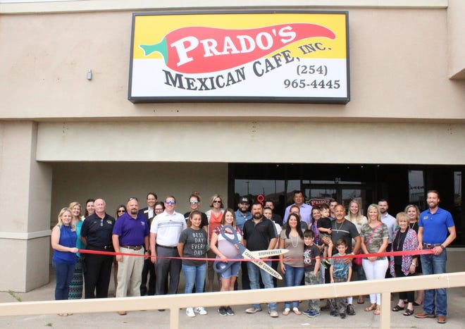 The Stephenville Chamber of Commerce welcomed new member Prado's Mexican Café with a Ribbon Cutting celebration.

Prado's Mexican Café is a unique restaurant that offers breakfast dishes including omelets, combination plates, breakfast tacos, biscuits & gravy and much more!