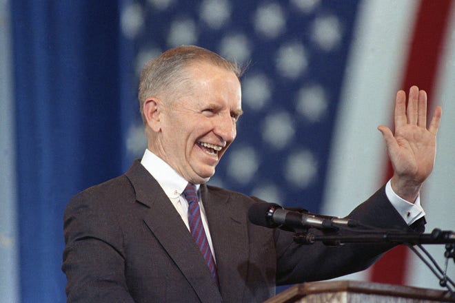 Texas businessman Ross Perot in 1992. [File/The Associated Press]