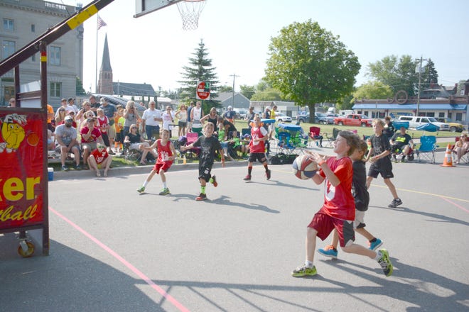 The annual Sault Ste. Marie International Gus Macker 3-on-3 basketball tournament returns to the grounds and streets around city hall on July 13-14. (The Sault News file photo)