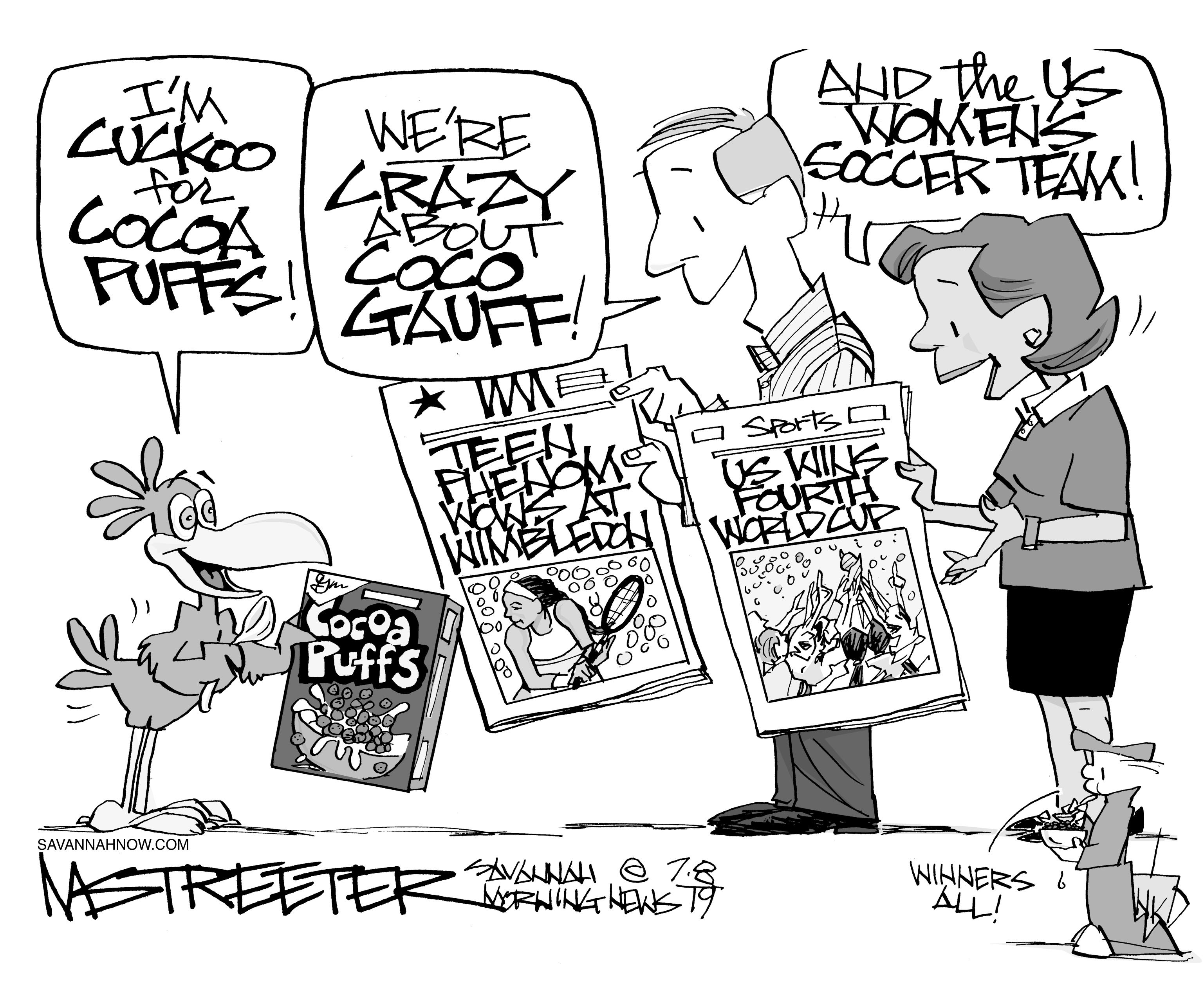 Streeter cartoon: And Equal Pay For Better Play