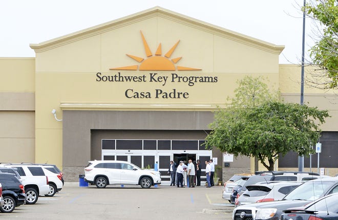 Southwest Key Programs Casa Padre, a former Walmart being used as a U.S. immigration facility in Brownsville, Texas, Monday, June 18, 2018, where children are detained.