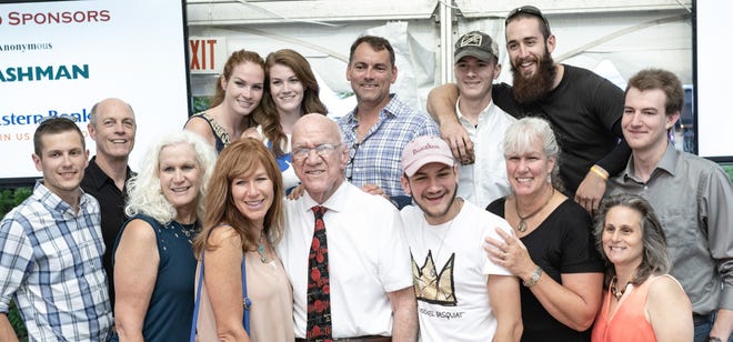 The Burke family, pictured at last year's FoodFest fundraiser hosted by Father Bill's & MainSpring. Jack Foley photo