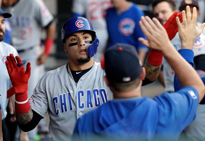 All-Star shortstop Javier Baez and the Chicago Cubs are hoping to hold off the Milwaukee Brewers and other teams to win the National League Central. [AP Photo/Nam Huh]