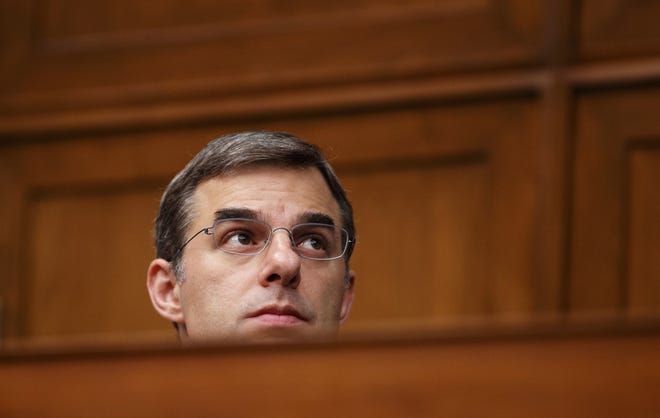 Rep. Justin Amash of Michigan recenlty announced his decision to leave the Republican party because of "party politics." [AP Photo/Carolyn Kaster]