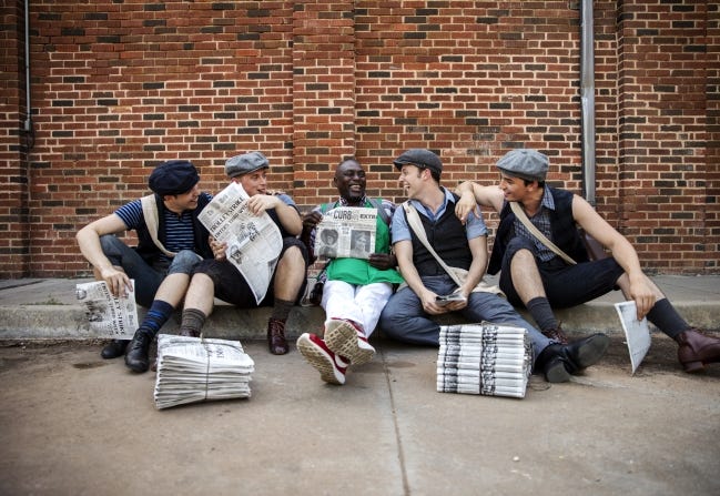 Modern Day Newsies Curbside Chronicle Vendors Connect With Broadway Musical Modern Day Newsies Curbside Chronicle Vendors Connect With Broadway Musical