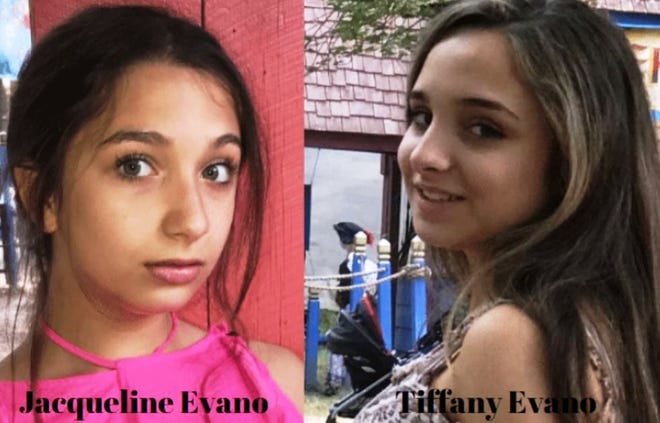 Quincy Police are looking for and Jacqueline Evano, 13, left, and Tiffany Evano, 14, right, who were reported missing. They were last seen Tuesday in Quincy, according to police. (Quincy Police Department)