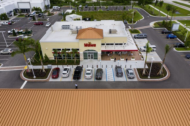 A new Wawa store has opened at Atlantic Avenue and US 441 in Delray Beach, Florida, June 18, 2019. [GREG LOVETT/palmbeachpost.com]