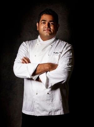 Pushkar Marathe, the former chef de cuisine at Meat Market who's set to open a new Palm Beach Gardens restaurant, will collaborate on a "Night Out with the Chefs" dinner at Meat Market on Wednesday. [Photo courtesy Meat Market]