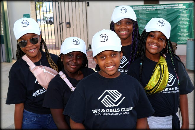 Members from the Rossmeyer Family/Holly Hill Boys & Girls Club spent the day at Jackie Robinson Ballpark. (Photo provided)