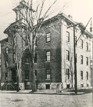 Seventy-six years ago this week, in mid-July 1943, a former Catholic high school in Utica was torn down. It was on the northeast corner of John and Elizabeth streets and was called Assumption Academy. The brick building had been vacant since 1932 when the Xaverian Brothers and their students were transferred to the new St. Francis de Sales High School on Genesee Street. The Assumption building then was occupied by the Utica Works Bureau and later in the 1930s by the federal government's Works Progress Administration. When the United States entered World War II in December 1941, the building was taken over by the War Price and Rationing Board and Area Rent Control. The school dated back to 1854 and many of its graduates became city and state officials and priests. It was run by the Christian Brothers until 1917 when the Xaverians took over. [PHOTO COURTESY OF THE ONEIDA COUNTY HISTORY CENTER]