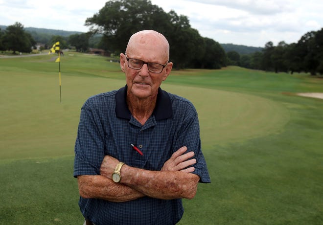 Local golfer Jim Putnam, 85, recently finished 18 holes with a score lower than his own age for the 1,000th time. [Brittany Randolph/The Star]