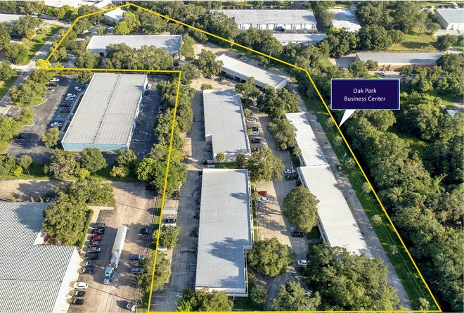 An aerial view of the Oak Park Business Center in Sarasota. [Courtesy photo]