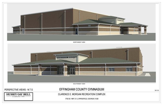 Plans are being finished for the new gym at the Clarence E. Morgan Central Recreation Complex. Construction should begin later this year and take six months. [HUSSEY GAY BELL]
