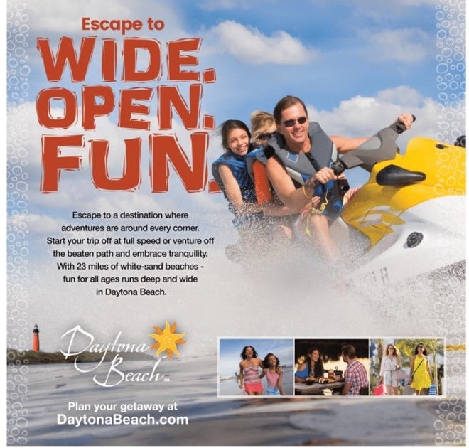 The Halifax Area Advertising Authority board of directors voted unanimously on Wednesday to extend its contract with the Brandon Agency, the marketing firm that created the Daytona Beach marketing slogan "Wide. Open. Fun." [Provided photo]