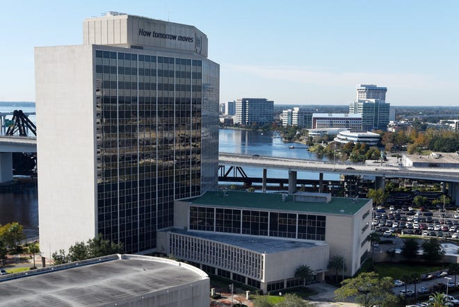 The Jacksonville CSX building. [Bob Self/Florida Times-Union]