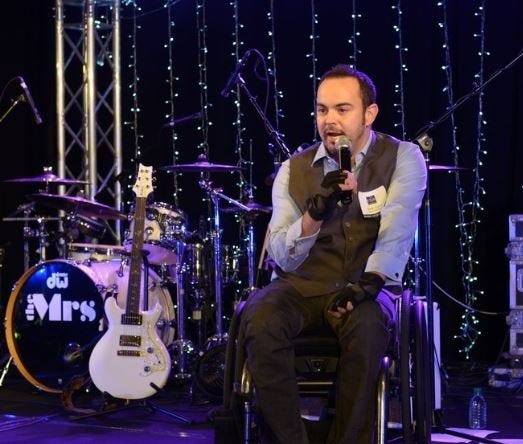 Daniel Curtis had an accident in 2011 that left him paralyzed, and now he helps host an event called Pay It Forward with Daniel Curtis that raises money for the Lone Star Paralysis Foundation. The event returns to the AT&T Hotel and Conference Center on Aug. 1. [Contributed]