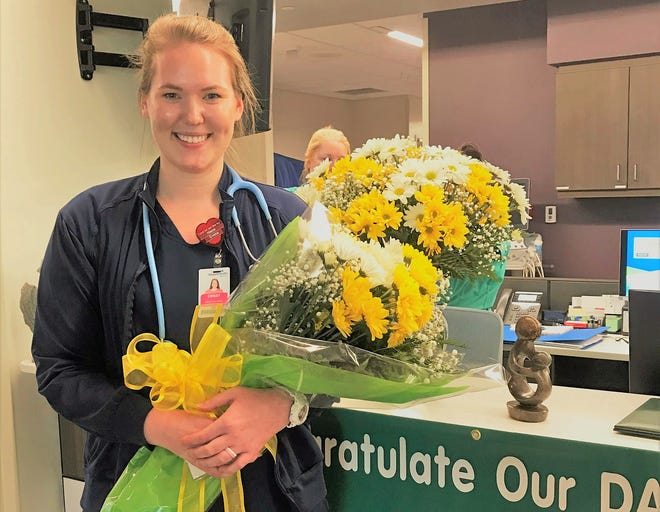 AdventHealth Waterman recently recognized registered nurse Chrissy Stephens with the DAISY award. [Submitted]