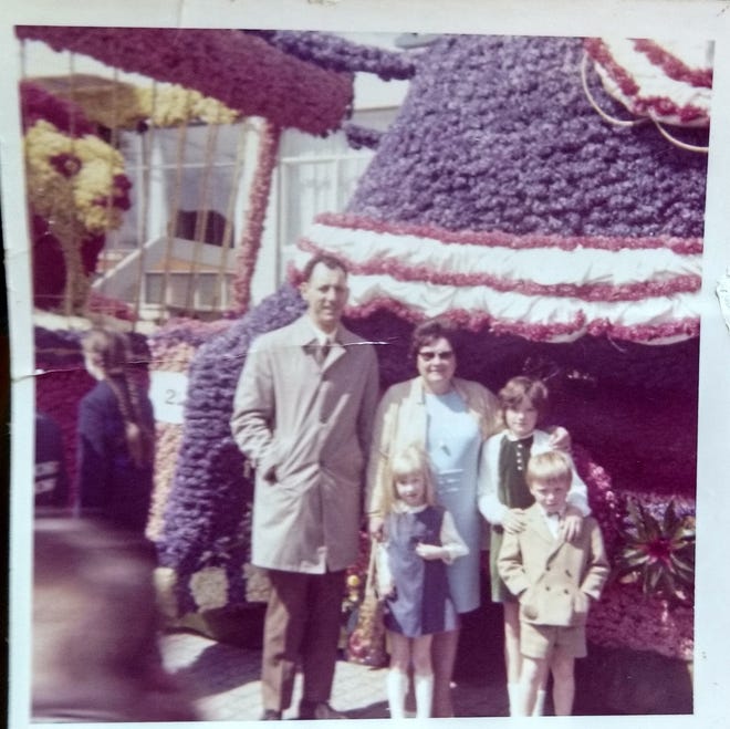 Danielle Cobb (back right) with her family in Holland in the late 1960s. [Provided]