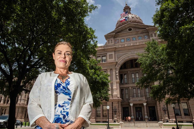 Allison Franklin at the Capitol of Texas in Austin on Wednesday, July 3, 2019. [LOLA GOMEZ / AMERICAN-STATESMAN]