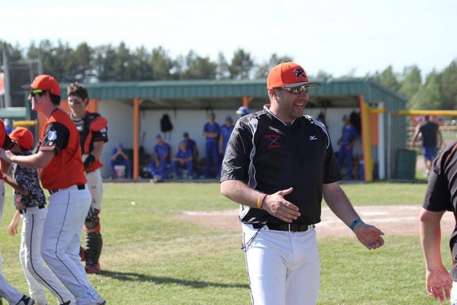 Billy Mitchell walks off the field after a Rudyard baseball game. Mitchell was named the new varsity coach of the Rudyard Bulldogs this week.