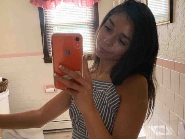 Talia Morini was airlifted to Boston Medical Center Saturday afternoon after the crash on White Island Pond. (gofundme page photo)
