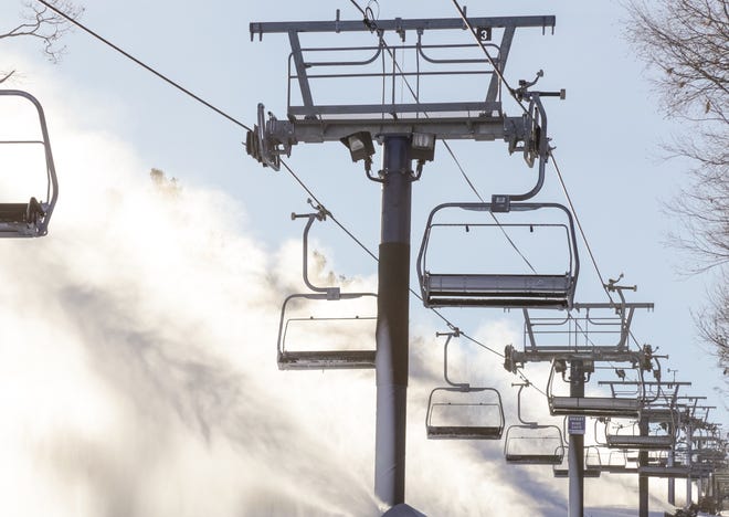 A chairlift at Wachusett Mountain Ski Area in Princeton [T&G File Photo]