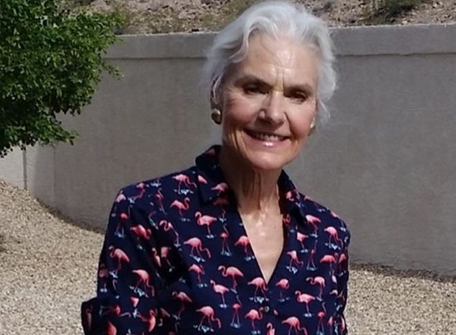 Barbara Thomas, 69, was last seen on July 12 as she hiked in the Mojave Desert about 20 miles north of Interstate 40 east of Kelbaker Road. [Photo courtesy of San Bernardino County Sheriff's Department]