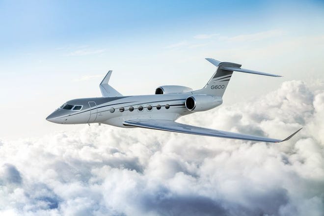 The Gulfstream G600 earned both its type and production certificates from the FAA in June. [Photo courtesy of Gulfstream Aerospace Corp.]