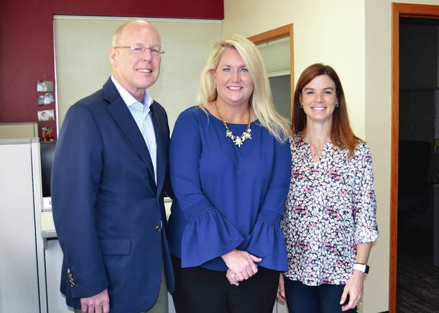 From left, David Benson, Kim Iiams and Amber Deardorff are new members of the United Way of Story County Board of Directors.