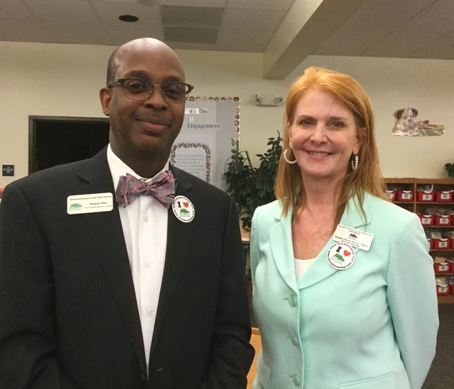 Savannah-Chatham County Public Schools Chief of Human Resources Officer Ramon Ray and Heather Bilton, director of employment services, said about 400 new teachers were hired for the school year that opens for students on Aug. 5. [ANN MEYER/SAVANNAHNOW.COM]
