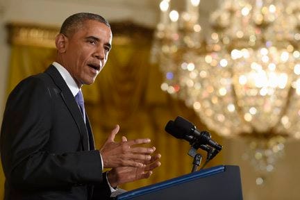 A Vox caller has criticism for former President Barack Obama. [AP photo]