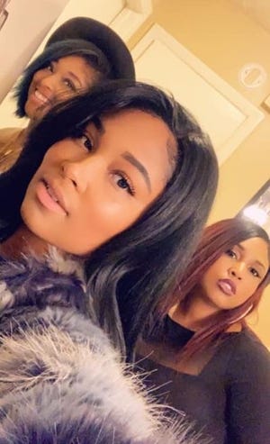The "three P's" pose for a photo recently — Paige, Paris and Precious Culver. Paris is donating a kidney to Precious, who suffers from renal failure. [CONTRIBUTED PHOTO]