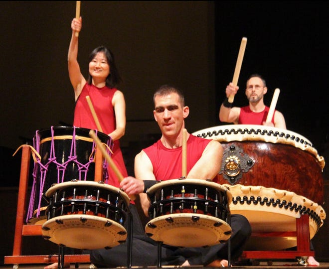Japanese drumming ensemble Raion Taiko is one of the groups performing Sunday, Aug. 17, at the first International Festival at the Holland Civic Center. [Sentinel file]