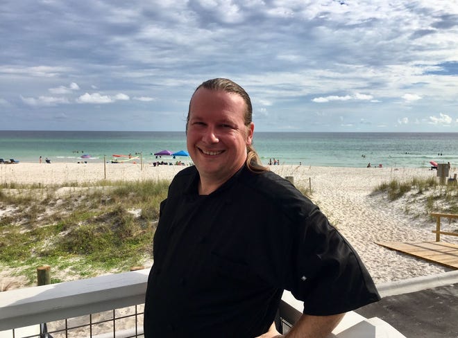 Executive Chef Thomas Stukenborg stands on the deck at Hang Five Beach Bar & Grill in Panama City Beach. [CONTRIBUTED PHOTOS]