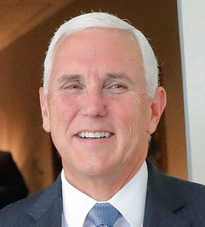 Vice President Mike Pence is scheduled to visit Manitowoc Cranes in Shady Grove on Aug. 1. (AP Photo/Pablo Martinez Monsivais)