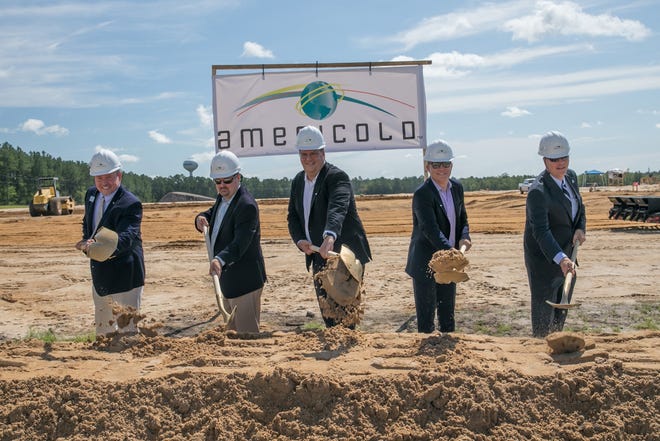 Americold broke ground last week on a new cold storage facility in Effingham County at Old River Road and I-16. [COURTESY AMERICOLD]