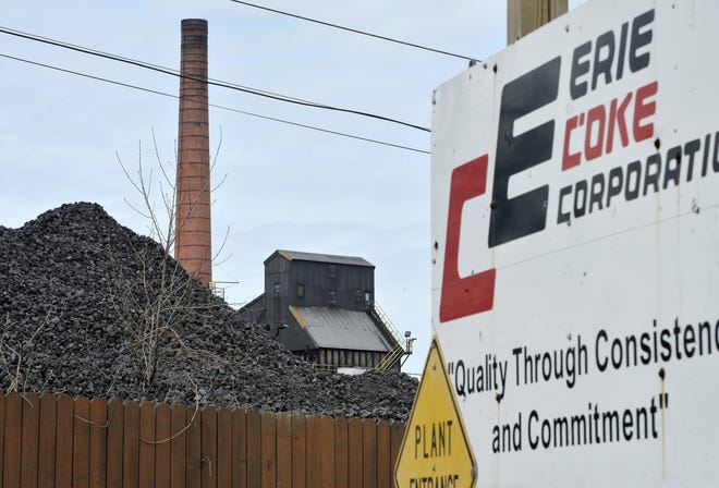 Erie Coke Corp. at the foot of East Avenue. [GREG WOHLFORD/ERIE TIMES-NEWS]