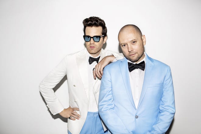Mayer Hawthorne and Jake One are the duo Tuxedo.

(Photo from Press Here Publicity)
