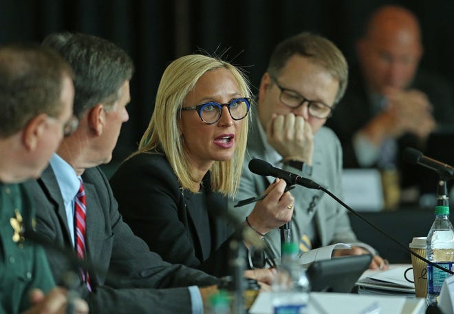 Florida State Sen. Lauren Book asked Gov. Ron DeSantis to order a state investigation into the Palm Beach County Sheriff's decision to allow Jeffrey Epstein to participate in a work release program while jailed on solicitation charges more than a decade ago. Three underage girls have accused him of sexual abuse. [David Santiago/Miami Herald/TNS]