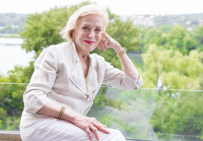 Holland Taylor, pictured here July 22 at the Four Seasons in downtown Austin, wrote the one-woman show "Ann," about former Texas Gov. Ann Richards. The play returned to Zach Theatre on July 31. [RICARDO B. BRAZZIELL/AMERICAN-STATESMAN]
