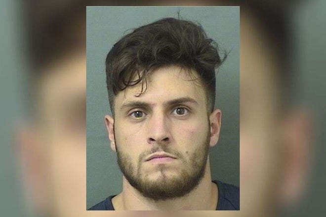 Arthur Shamilevich Gerbekov, 22, was arrested July 31, 2019. [Photo supplied by Palm Beach County Sheriff's Office.]