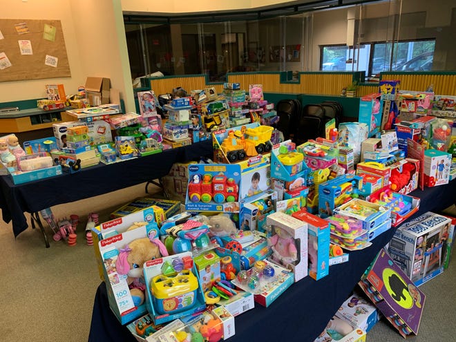 These toys and books were recently donated to the Little Flower Early Learning Center. [Submitted photo]