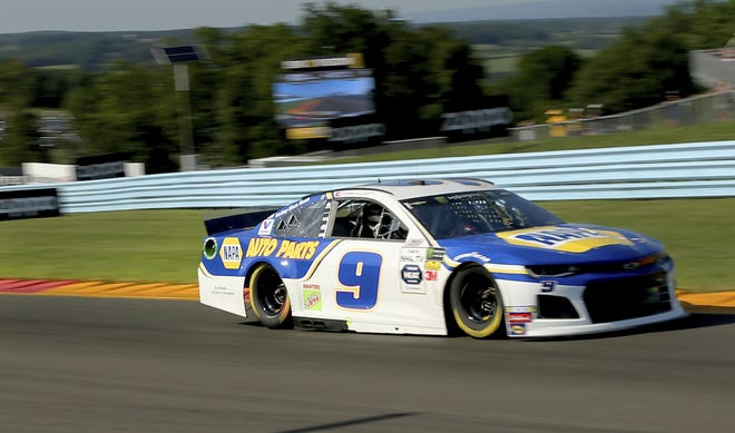 Chase Elliott dominated the NASCAR Cup Series race weekend at Watkins Glen International. But his victory doesn't yet make him a title contender. [AP PHOTO/JOHN MUNSON]