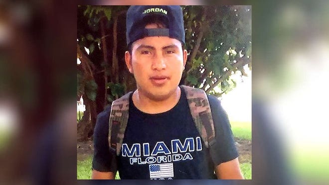 West Palm Beach police on Monday, Aug. 5, 2019, was looking for the driver who struck and killed Wilson Vasquez Hernandez on Saturday, Aug. 3, 2019, on Lake Avenue between Belvedere Elementary and Conniston Middle schools. [Photo provided by the West Palm Beach Police Department]