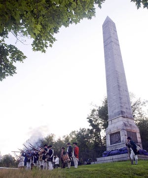 All are invited to commemorate the 242nd anniversary of the Aug. 6, 1777, Battle of Oriskany today at the battlefield monument off state Route 69, just outside the village of Oriskany. The ceremony begins at 7 p.m. [OBSERVER-DISPATCH ARCHIVES]