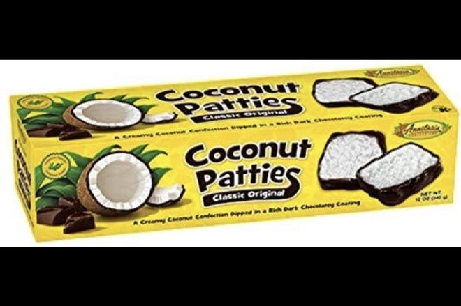 Anaastasia Confections Coconut Patties [Amazon.com]